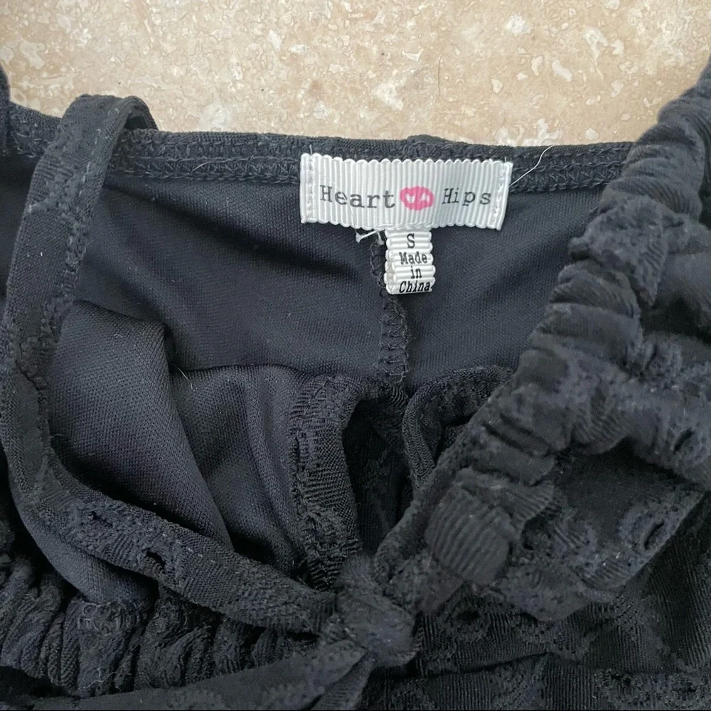 Black FashionNova Eyelet Dress - Picture 3 of 3